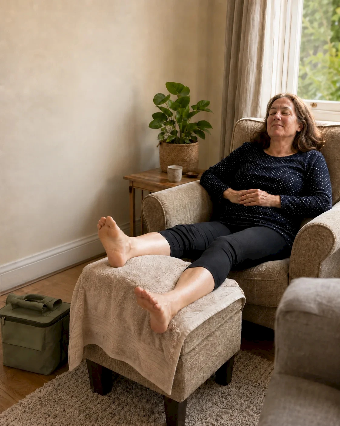 You do not need a spa-sized room.